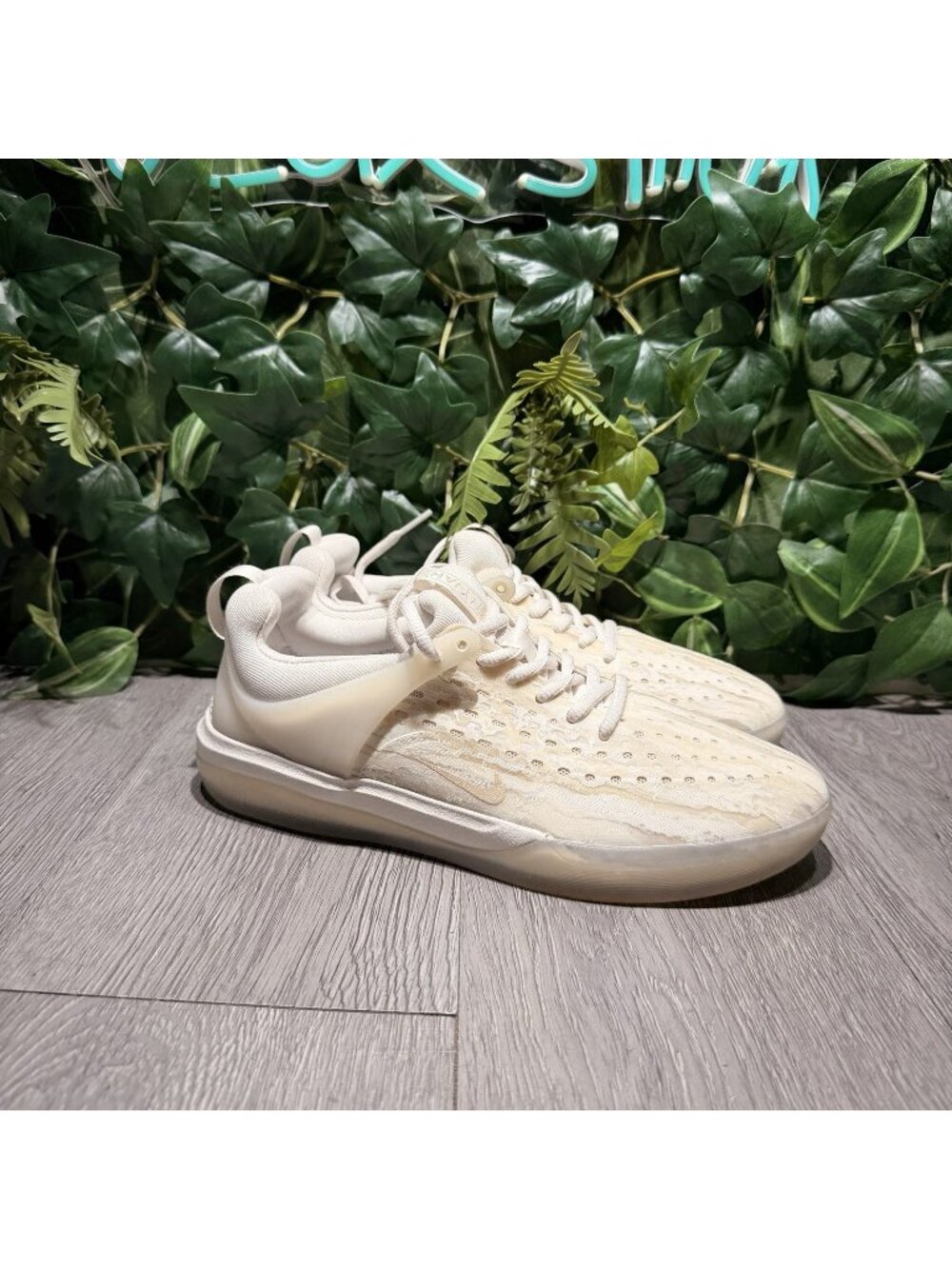 Nike SB Nyjah 3 Marble Shoes Phantom Sand Drift Mens Size 7 US FV5718 001